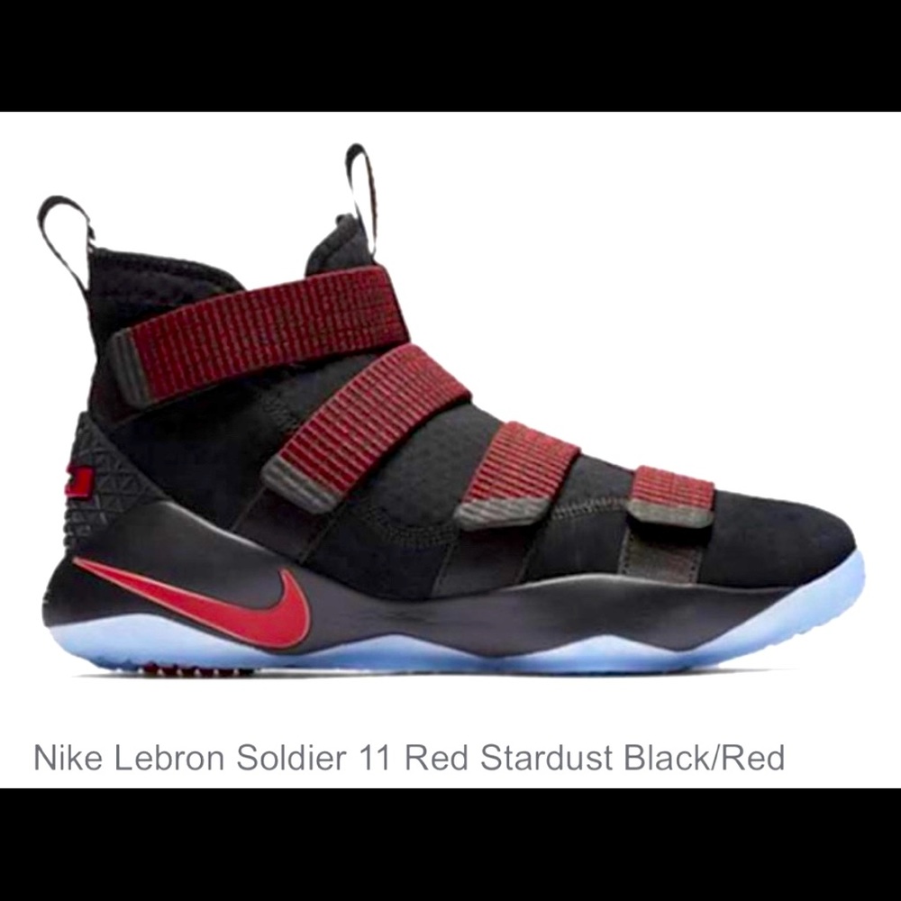 Nike Lebron Soldier 11 (Red Stardust), Mens 9.5